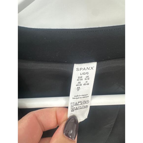 Spanx Women's Classic Black Perfect Collarless Blazer Size L - Picture 5 of 10